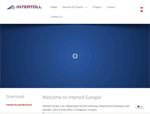 Tablet Screenshot of intertoll.eu